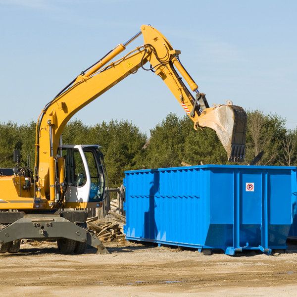 how does a residential dumpster rental service work in Perrinton